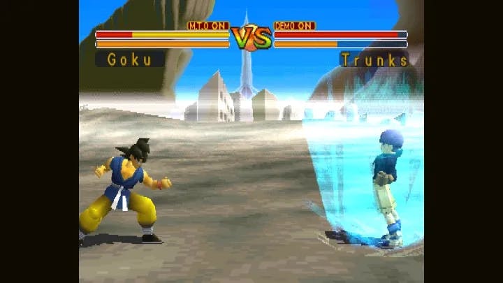 Goku VS Trunks In Dragon Ball GT: Final Bout