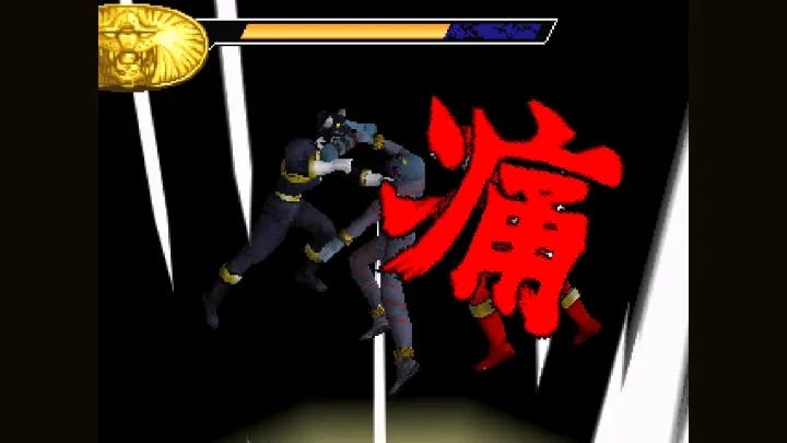 Gao Ranger Black used Ultimate moves to enemies