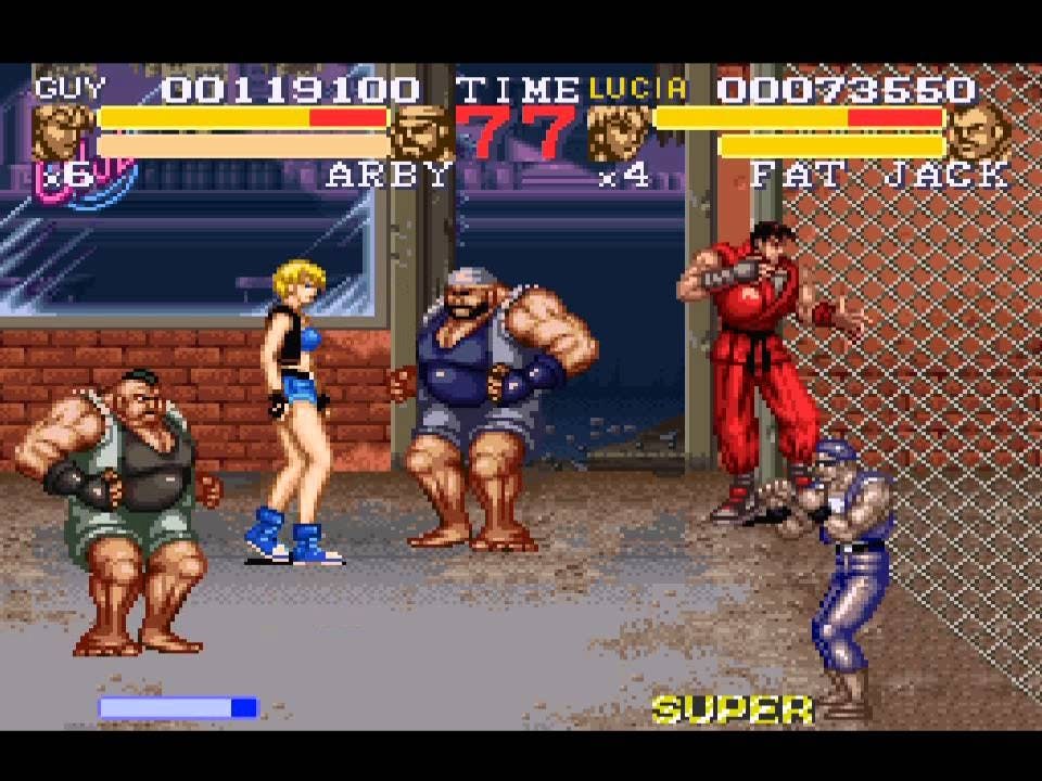 Gameplay Final Fight 3