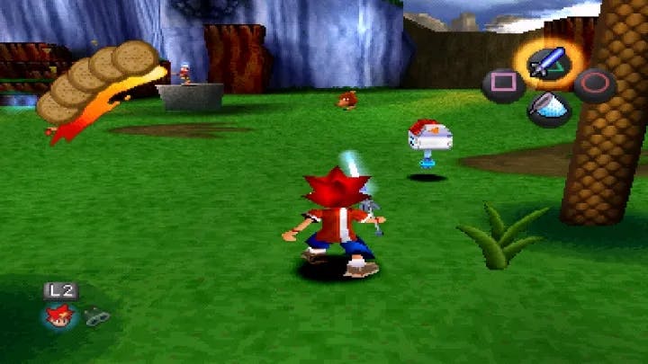 Spike used sowrd in Ape Escape