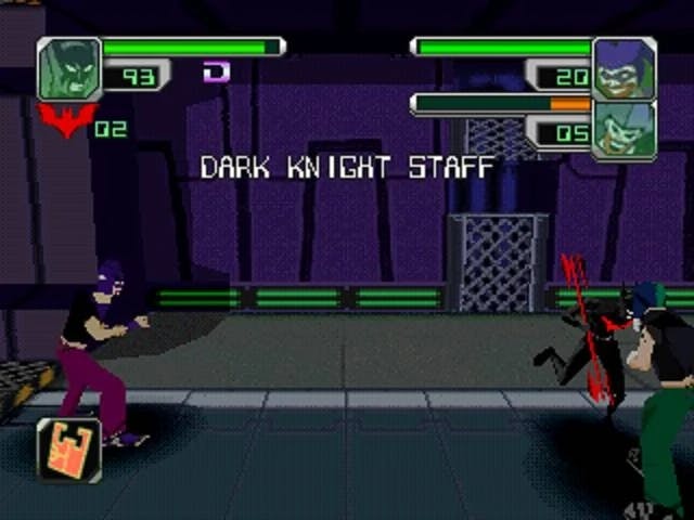 Batman use dark knight staff