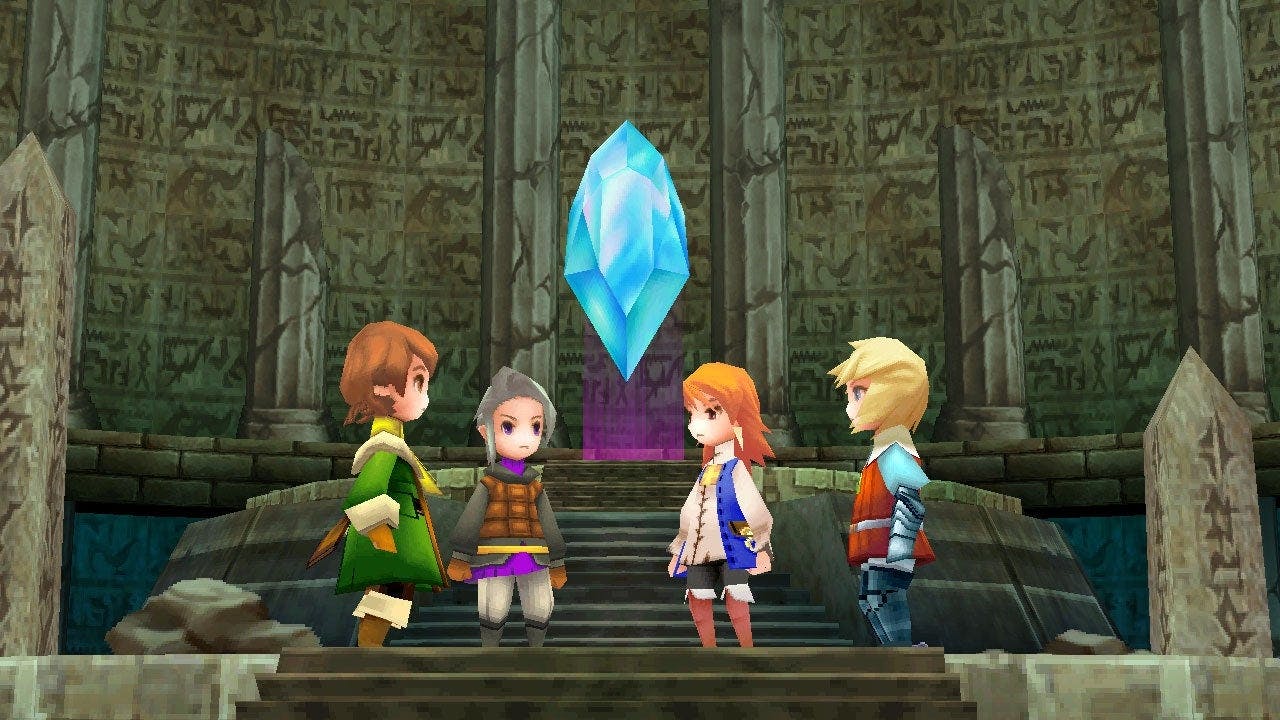 Crystal on Final Fanatsy III DS