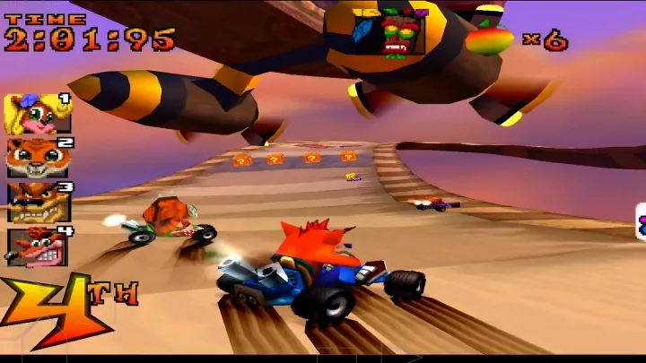 Characters Crash while drifting in the race.