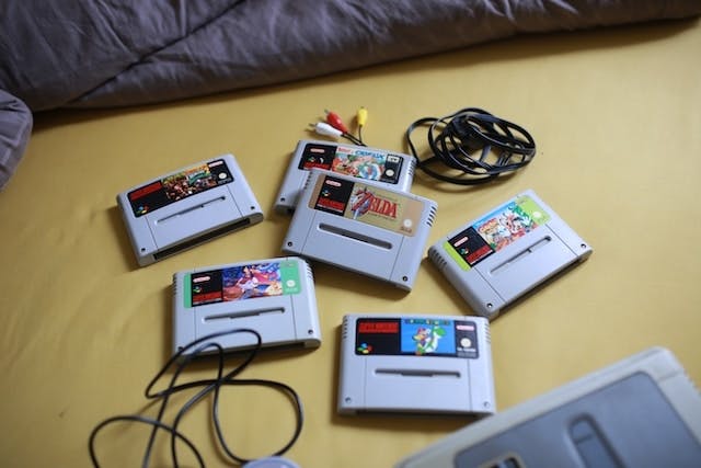 SNES Games Cartridges