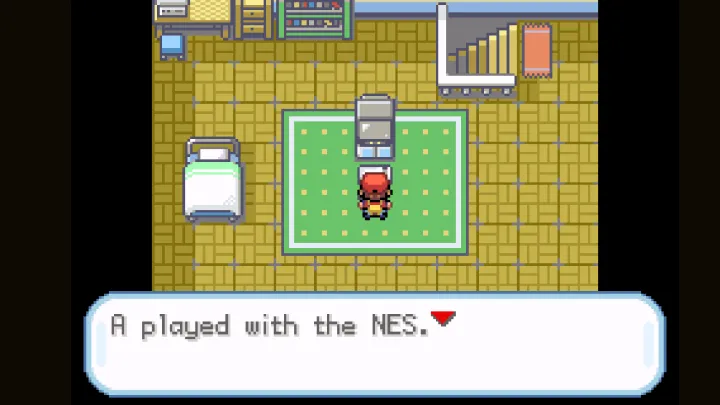 Pokemon main character played with the NES