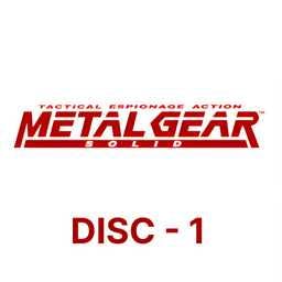 Metal Gear Solid (Disc 1) Cover